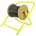 thumbnail image 2 of 20" x 16" Cable Caddy CATV Wire Installer Spool Reel Holder Folding Yellow, 2 of 2