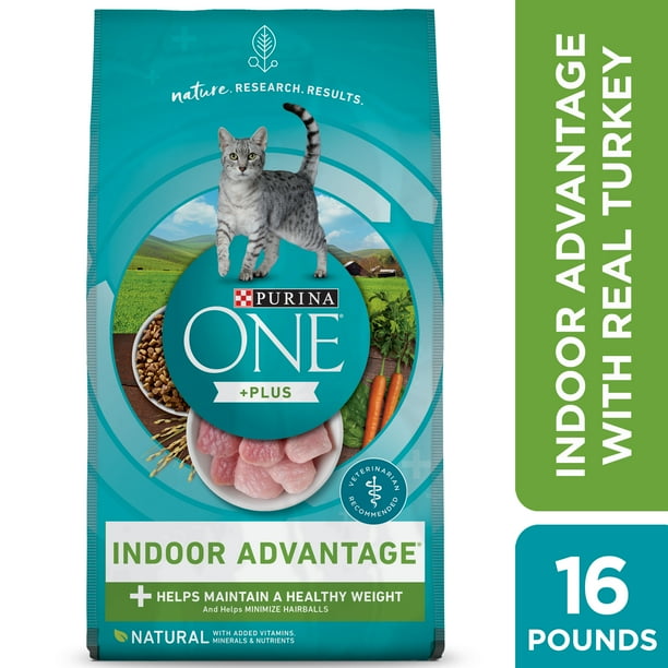 Purina ONE Natural, Low Fat, Weight Control, Indoor Dry Cat Food, +Plus