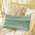 thumbnail image 4 of Sage Green Pillow Covers, Linen Long Throw Pillow Case, Vintage Modern Abstract Art Ombre Holiday Pillow Protector Decorative Cushion Cover for Living Room/Bedroom 12" x 20", 4 of 8