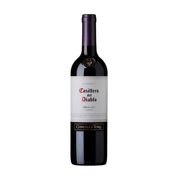 Vino Tinto Concha y Toro Casillero del Diablo merlot 750 ml
