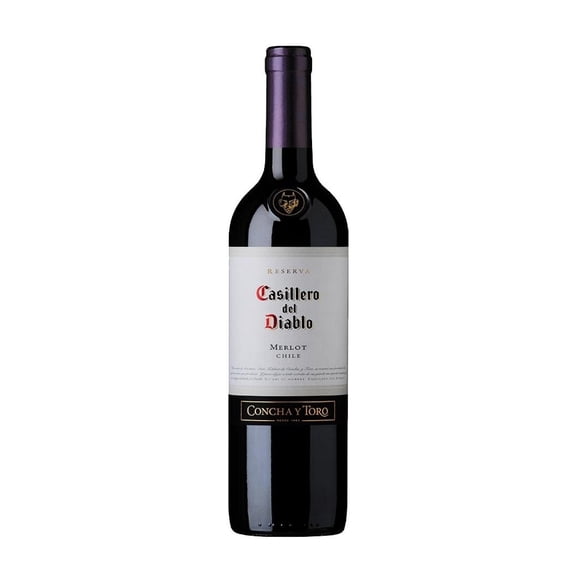 Vino Tinto Concha y Toro Casillero del Diablo merlot 750 ml