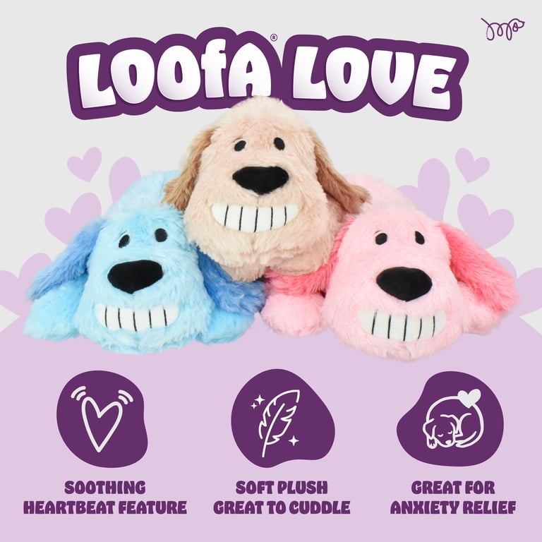 Multipet Loofa Love Companion, Anxiety, Stress Reliever Plush
