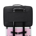 thumbnail image 6 of GoDecor Makeup Bag Travel Makeup Train Case 16 inches Cosmetic Case Makeup Brush Holder Organizer with Adjustable Dividers, 6 of 9