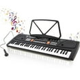 thumbnail image 4 of OUTGOO Kids Keyboard Piano, Portable 61 Keys Piano Keyboard for Beginners, Electronic Digital Piano with Built-in Dual Speaker, Microphone and Music Stand, for Boys Girls Ages 3-12, 4 of 10