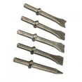 thumbnail image 3 of 5pcs Air Hammer Chisel Set Pneumatic Hammer Bit Set Quality  Molybdenum Steel 10cm Round Shank Demolition Concrete Rust Hardware Cutting Drilling, 3 of 7