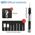 thumbnail image 2 of D1 D2 Smart Electric Sharpening Mini Handheld Grinder Engraving Pen Tool Set DIY Carving Grinding Polishing Rechargeable, 2 of 7
