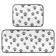 thumbnail image 2 of Dailycode 2 Pcs Kitchen Rug Set Non Slip Absorbent Soft Floor Mats for Kitchen Bathroom Bear Paw 19.7"x27.6"+19.7"x47.2", 2 of 7