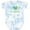 Tie Dye Blue, variant on Inktastic Peace Love Earth Girls Baby Bodysuit