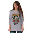 thumbnail image 4 of Betty Boop Biker BBMC Roses Tattoo Women Plus Size Long Sleeve Tee Brisco Brands 2X, 4 of 5