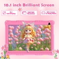 thumbnail image 6 of Peicheng Tablet for Kids, 10" Android 15 Kids Tablet with EVA Case, Parental Control Pre-Installed Education Apps, 6(2+4)GB RAM 32GB Storage 6000mAh WiFi 6, Front 2MP+Back 8MP Dual Cameras - Pink, 6 of 7