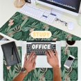 thumbnail image 5 of Extended Gaming Mouse Pad Abstract Tropical Leaves Large Mousepad with Stitched Edges,Anti-Slip Rubber Base Keyboard Mouse Mat Desk Pad for Gaming Home Office 35.4 x 15.7 inches, 5 of 6