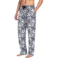 thumbnail image 5 of GZHJMY Skulls Flowers Pajama Pants, Mens Lounge Pants Super Soft Men Pajama Bottoms, Christmas New Year Birthday Father's Day Gifts, Medium, 5 of 7