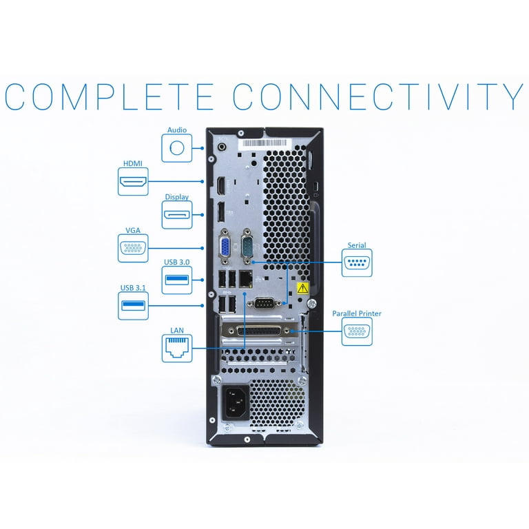 Lenovo V530s Desktop, Intel Core i3-9100 Upto 4.2GHz, 4GB RAM