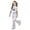 White, variant on Gaexia Girls Shirts and Pants Set,Girls Two Piece Outfit Short Sleeve Top and Wide Leg Pants With Bow Cherry Print Casual Summer Fashion Clothes,9-10 Years