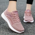 thumbnail image 2 of Womens Running Walking Tennis Shoes Lightweight Breathable Mesh Lace up Nurse Nursing Driving Golf Flats Sneakers, 2 of 7