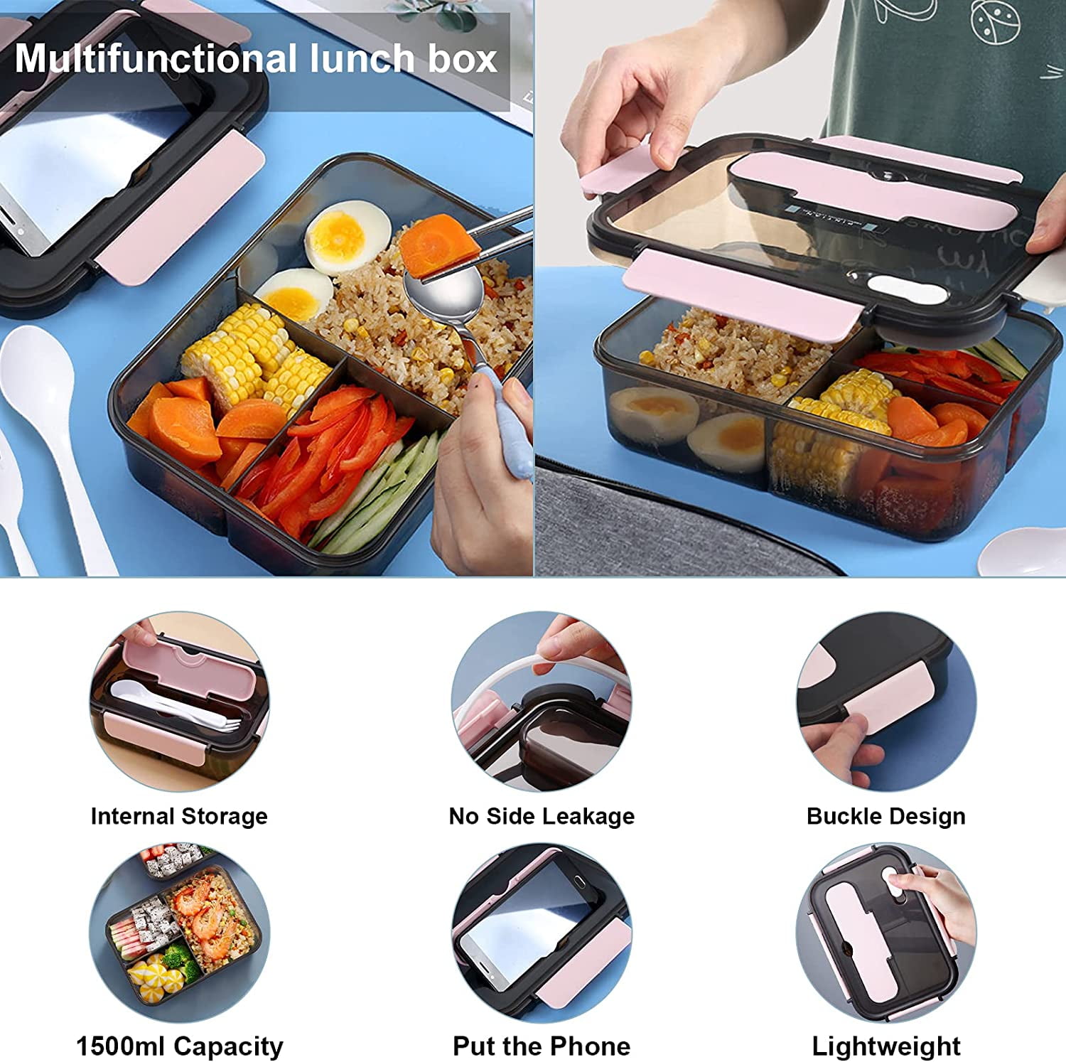 Bento Box Adult Lunch Box – lookingGLASS Lifestyle