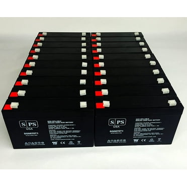 SPS Brand 6V 7 Ah Replacement Battery (SG0670T1) for Sonnenschein A6 (20 Pack)