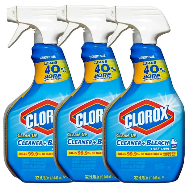 Clorox CleanUp All Purpose Cleaner Spray Bottle with Bleach, Fresh