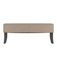 thumbnail image 3 of CorLiving Antonio Beige Fabric 46" Wide Bench, 3 of 7