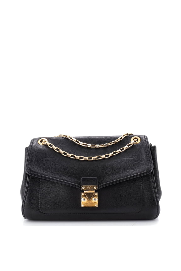 Pre-Owned Saint Germain Handbag Monogram Empreinte Leather PM By Rebag