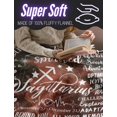 thumbnail image 3 of Zodiac Constellation Gifts for Women, Zodiac Sign Birthday Gift with Message Flannel Blanket Throws (50"x 60") - Sagittarius, 3 of 6