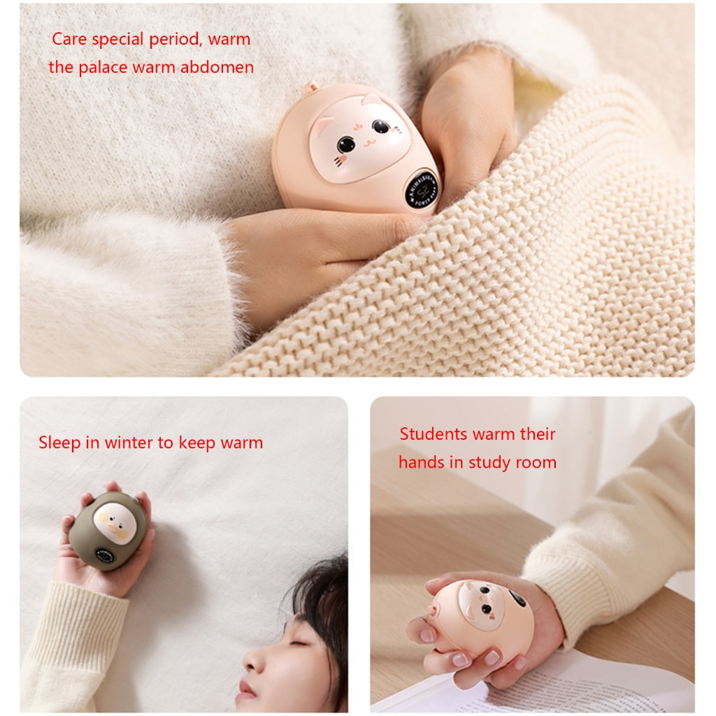 TIERPOP Portable Constant Temperature Hand Warmer Cartoon Pet USB Charging Warm Hand Treasure Multi-Function Hand Warmer