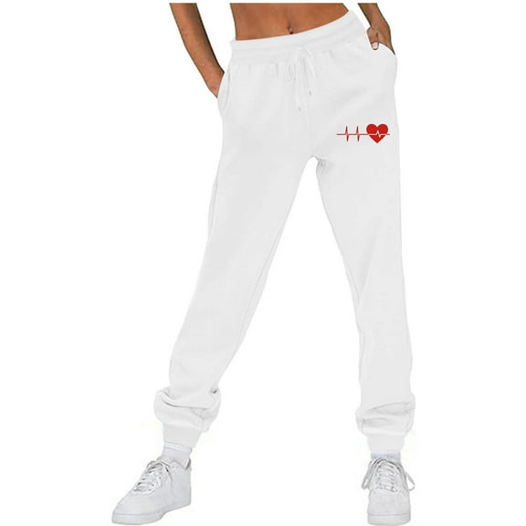 Simua Women Sweat Pants High Waisted Fall Sweatpants Running
