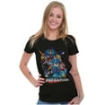 thumbnail image 4 of Mega Man Characters Retro 1990s Gamer Women's T Shirt Ladies Tee Brisco Brands S, 4 of 5