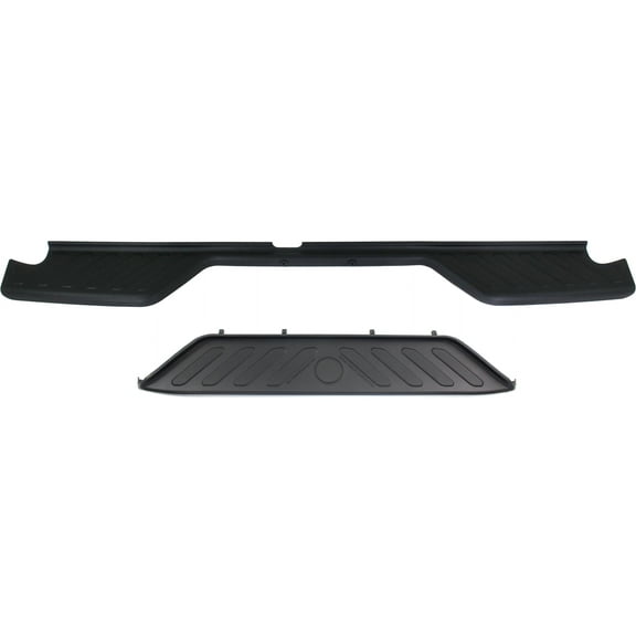 Garage-Pro Rear Bumper Step Pad Set of 2 Compatible with NISSAN Frontier 2005-2018 Upper and Lower Black