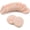 Nude, variant on 12 count   Puff  Makeup Puff Pads 2.36 Inch, Velour Round  Puff for Loose  Foundation (White)