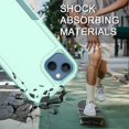 thumbnail image 5 of Designed for iPhone 14 & Apple iPhone 13 Cases,Heavy-Duty Tough Rugged Lightweight Slim Shockproof Protective Men Women Phone Case Cover for iPhone 13 (6.1",2021)[Mint Green], 5 of 13