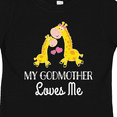 thumbnail image 4 of Inktastic My Godmother Loves Me Giraffe Boys or Girls Toddler T-Shirt, 4 of 5