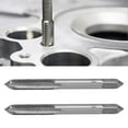 thumbnail image 3 of 2Pcs Set Metric Machine Tap High Speed Steel 3 Straight Flutes Screw Thread Tapping Tool Through Hole Metric Machine Taps Standard Thread Hand Thread Tap For Thick Steel Aluminum W, 3 of 8