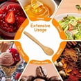 thumbnail image 2 of 6PCS Bamboo Spoons,Mini Wooden Spoons 5.5 Inch,Multi-purpose Small Teaspoons for Condiments Spices Honey Ice Cream Coffee Kitchen & Serving Utensils, 2 of 7