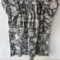 thumbnail image 4 of Flower Printed Gray Color Dress, Handblock Dress, Cotton Printed Dress Sketer Circle Dress,Flapper Dress,Blousen Dress,Long Dress, 4 of 6