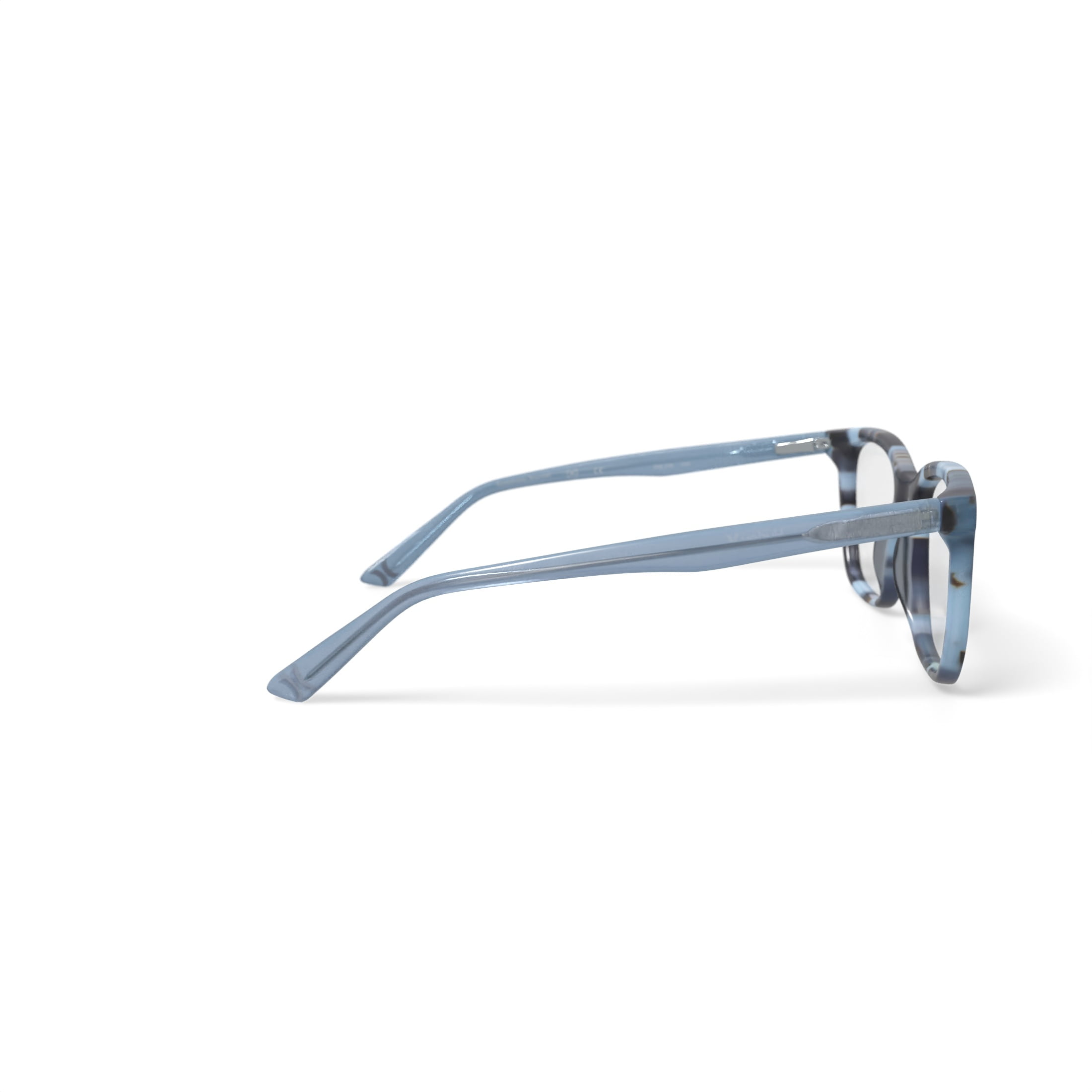 Hurley Womens Mar Prescription Eyeglasses with Case, Mint Blue Tortoise