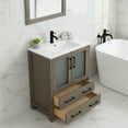 thumbnail image 4 of Vanity Art 30" Single Sink Freestanding Bathroom Vanity Set with Ceramic Top and Mirror, 4 of 9