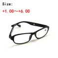 thumbnail image 2 of 3 Pairs Men and Women Retro Strength: 1.0~6.0x Magnetic Glasses Rectangle Magnetic Anti Eyestrain Reading Glasses Presbyopia Eyeglasses Frame Glasses Reading Glasses RED-550, 2 of 7