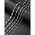 thumbnail image 5 of Silver Necklace for Men Women Double Sided Fate Arrow Stainless Steel Chain, 5 of 15