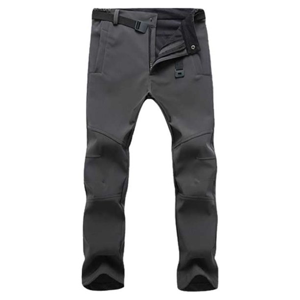 Soidarity Pantalones térmicos de invierno para deportes al aire libre, escalada, senderismo, pesca, Camping, viajes, ciclismo, moto, nieve, esquí, Escalada hombre gris Soidarity OD028987-02