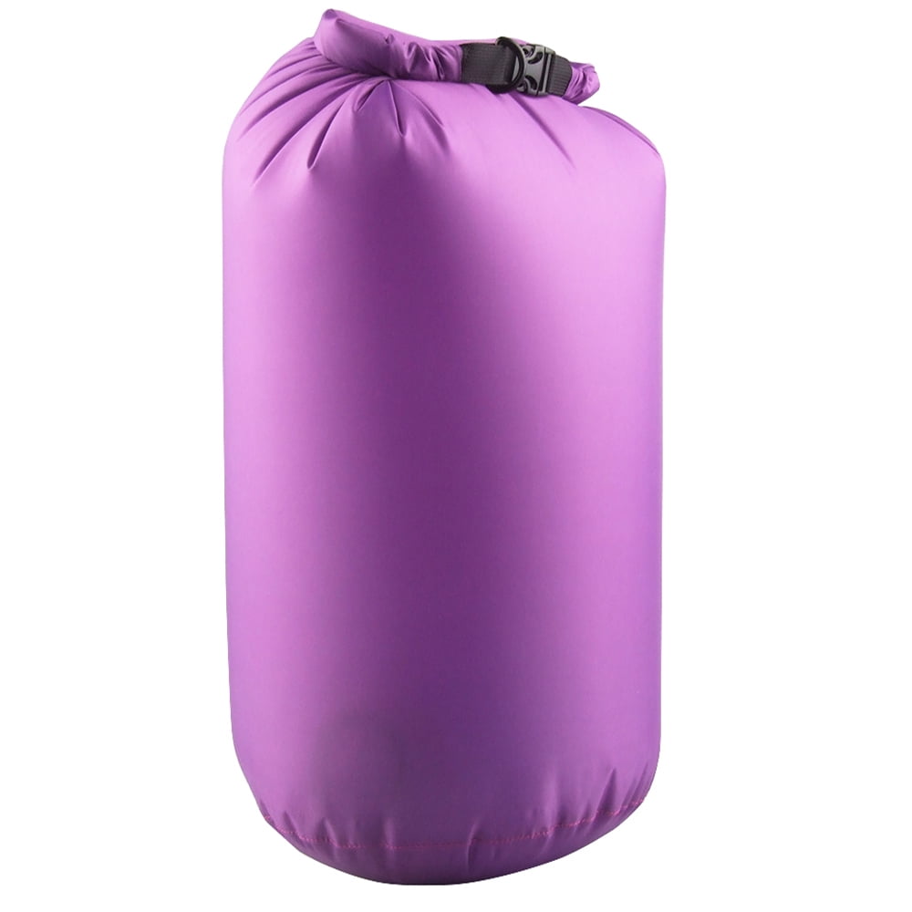 Dualoai 2 Pieces 75L Waterproof Compression Bag Dry Sack for Camping Purple