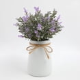 thumbnail image 3 of Artificial Plants Lavender, 6 Bundles Outdoor UV Resistant Greenery Fake Shrubs Simulation Plants Indoor Outside Hanging Planter Home Garden Decor, 3 of 4