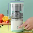 thumbnail image 3 of Portable Multifunctional Juicer - Automatic Juicing and Separation - Fresh Orange Juice Cup with USB Charging - Kitchen Appliance for Healthy Living, 3 of 5