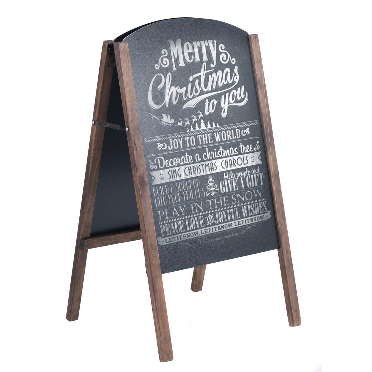 Sign Chalkboard A-Board.Pavement Sign.A Frame.Chalkboard Wooden Arched A-Board 