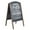 Black 40", variant on Costway 40'' Wood A-Frame Chalkboard Sign Menu Board Sidewalk Wedding Signage