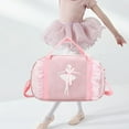thumbnail image 2 of yuksok Ballet Dance Bag for Kids for Birthday Gift Latin Dance Children'S Day Gift Pink, 2 of 9