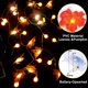 thumbnail image 3 of Decoración otoñal para el hogar, guirnalda de 40 LED con luces de cadena de hojas de arce y calabaza para Halloween, fiesta de Acción de Gracias, decoración interior y exterior., 3 of 5