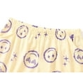thumbnail image 5 of Beezizac Little Girls Pajamas 2-Piece Purple & Pale Yellow Soft PJ Short Set Summer Kid Cute Jammies Size 6, 5 of 7
