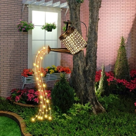 

Star Shower Garden Art Led Light Solar Watering Can Fairy Light Shower Watering Can Light String Garden Decoration Light Watering Can Fairy Light Solar Watering Can Light (Without Bracket)