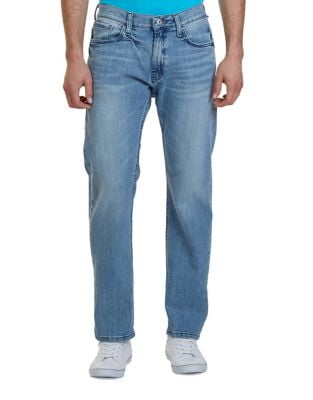 Relaxed-Fit Light Wash Jeans - Walmart.com